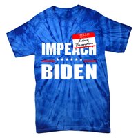 LetS Go Brandon Anti Joe Biden Chant Usa Impeach Joe Biden Great Gift Tie-Dye T-Shirt