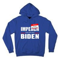 LetS Go Brandon Anti Joe Biden Chant Usa Impeach Joe Biden Great Gift Tall Hoodie