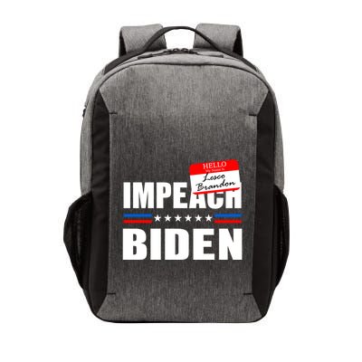 LetS Go Brandon Anti Joe Biden Chant Usa Impeach Joe Biden Great Gift Vector Backpack