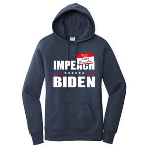 LetS Go Brandon Anti Joe Biden Chant Usa Impeach Joe Biden Great Gift Women's Pullover Hoodie