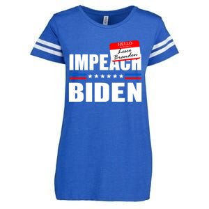 LetS Go Brandon Anti Joe Biden Chant Usa Impeach Joe Biden Great Gift Enza Ladies Jersey Football T-Shirt