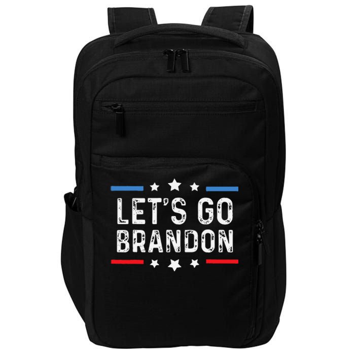 Lets Go Brandon Lets Go Brandon Funny Impact Tech Backpack