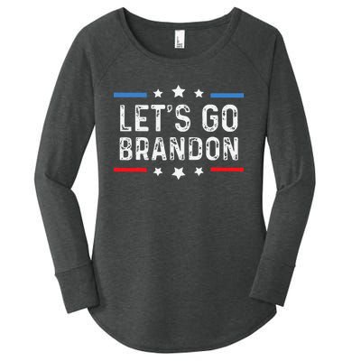 Lets Go Brandon Lets Go Brandon Funny Women's Perfect Tri Tunic Long Sleeve Shirt