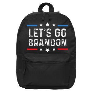 Lets Go Brandon Lets Go Brandon Funny 16 in Basic Backpack