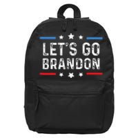 Lets Go Brandon Lets Go Brandon Funny 16 in Basic Backpack