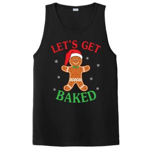 Let's Get Baked Gingerbread Christmas Cookie Baking Team Gift PosiCharge Competitor Tank