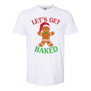 Let's Get Baked Gingerbread Christmas Cookie Baking Team Gift Softstyle CVC T-Shirt