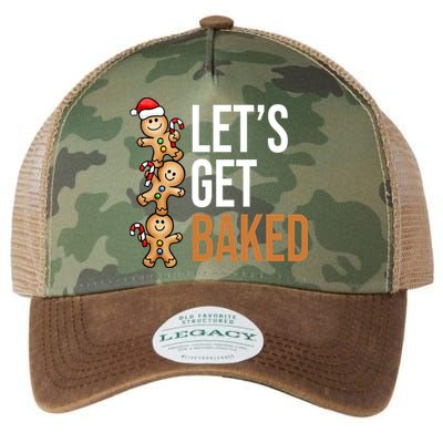 Let's Get Baked Gingerbread Cookies Legacy Tie Dye Trucker Hat