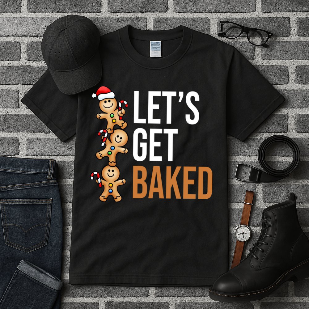 Let's Get Baked Gingerbread Cookies Tall T-Shirt