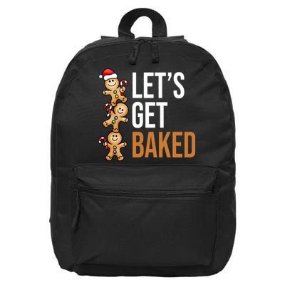 Let's Get Baked Gingerbread Cookies 16 in Basic Backpack