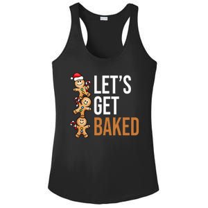 Let's Get Baked Gingerbread Cookies Ladies PosiCharge Competitor Racerback Tank