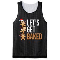 Let's Get Baked Gingerbread Cookies Mesh Reversible Basketball Jersey Tank