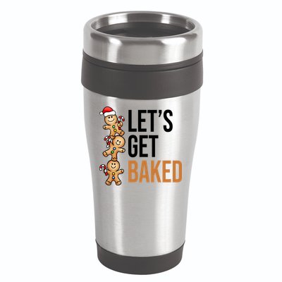 Let's Get Baked Gingerbread Cookies 16oz Travel Tumbler