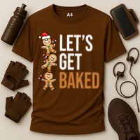 Let's Get Baked Gingerbread Cookies Cooling Performance Crew T-Shirt