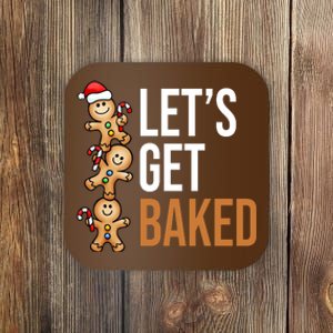 Let's Get Baked Gingerbread Cookies Coaster