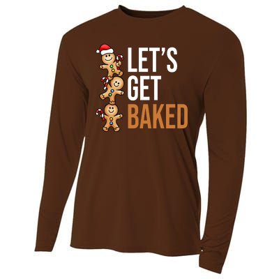 Let's Get Baked Gingerbread Cookies Cooling Performance Long Sleeve Crew