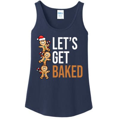 Let's Get Baked Gingerbread Cookies Ladies Essential Tank