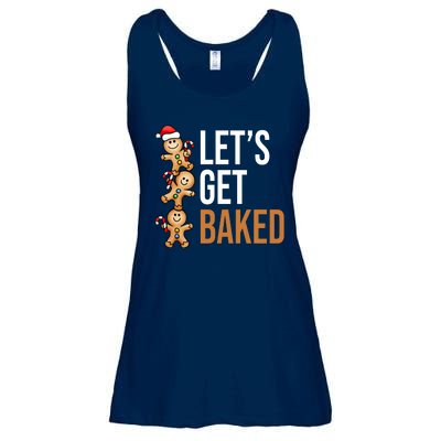 Let's Get Baked Gingerbread Cookies Ladies Essential Flowy Tank