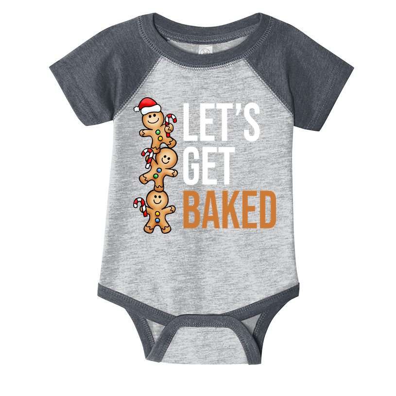 Let's Get Baked Gingerbread Cookies Infant Baby Jersey Bodysuit