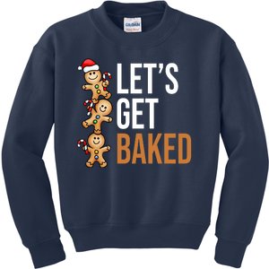 Let's Get Baked Gingerbread Cookies Kids Sweatshirt