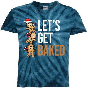 Let's Get Baked Gingerbread Cookies Kids Tie-Dye T-Shirt