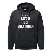 Lets Go Brandon Performance Fleece Hoodie