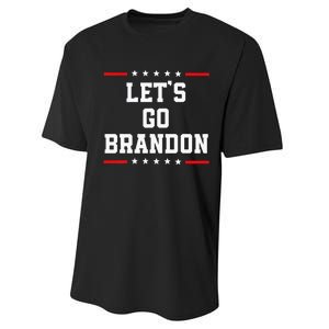 Lets Go Brandon Performance Sprint T-Shirt