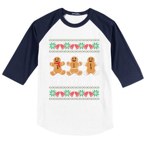 Lets Get Baked Ugly Chrismtas Christmas Bell Gift Baseball Sleeve Shirt