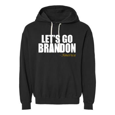 Let's Go Brandon, America Garment-Dyed Fleece Hoodie