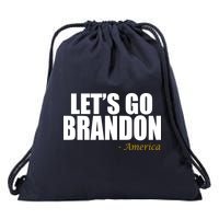 Let's Go Brandon, America Drawstring Bag