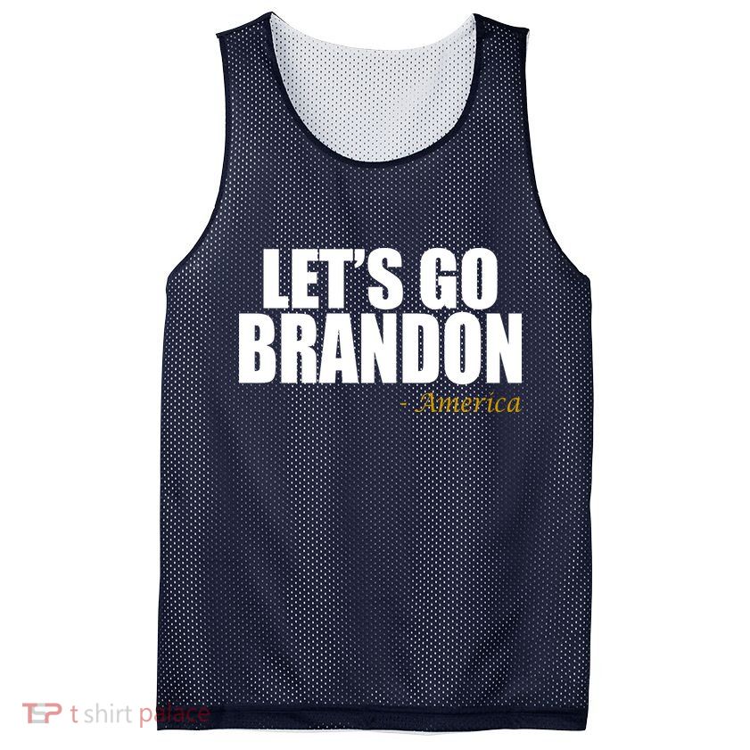 Let's Go Brandon, America Mesh Reversible Basketball Jersey Tank
