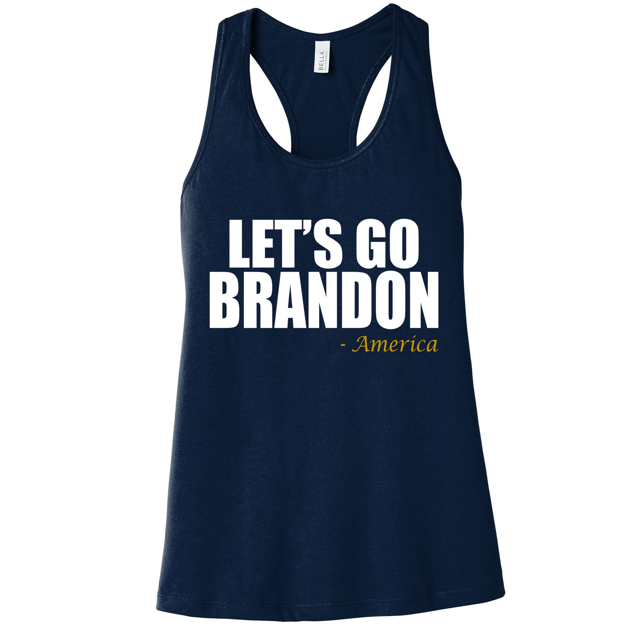 Let's Go Brandon, America Womens Tank Top