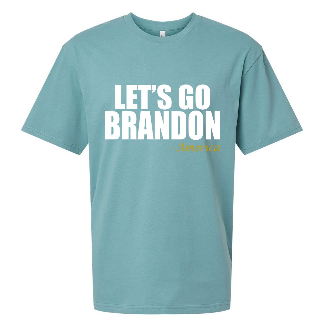 Let's Go Brandon, America Sueded Cloud Jersey T-Shirt