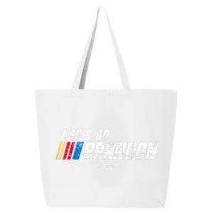 Let's Go Brandon Race Car Grunge Distressed Funny Gift Idea 25L Jumbo Tote