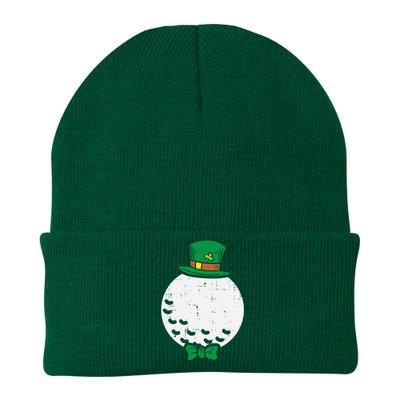 Leprechaun Golf Ball St Patricks Day Golfing Golfer Gift Knit Cap Winter Beanie