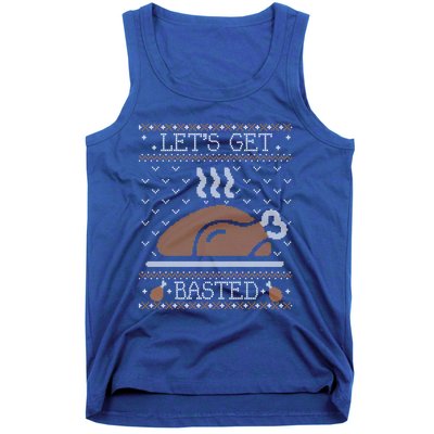 LetS Get Basted Thanksgiving Ugly Costume Happy Turkey Day Meaningful Gift Tank Top