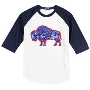 Lets Go Buffalo New York Buffalo Sports Fan Buffalo Baseball Sleeve Shirt