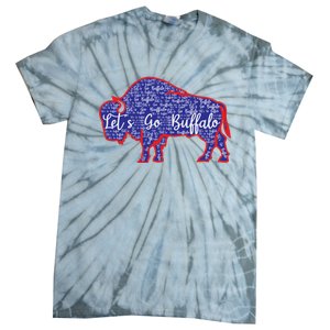 Lets Go Buffalo New York Buffalo Sports Fan Buffalo Tie-Dye T-Shirt