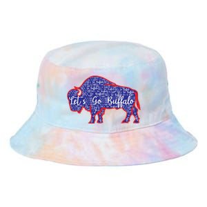 Lets Go Buffalo New York Buffalo Sports Fan Buffalo Tie Dye Newport Bucket Hat