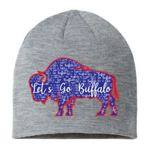 Lets Go Buffalo New York Buffalo Sports Fan Buffalo Sustainable Beanie