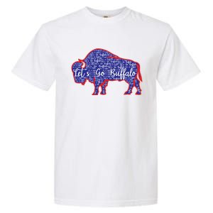 Lets Go Buffalo New York Buffalo Sports Fan Buffalo Garment-Dyed Heavyweight T-Shirt