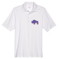 Lets Go Buffalo New York Buffalo Sports Fan Buffalo Men's Origin Performance Pique Polo