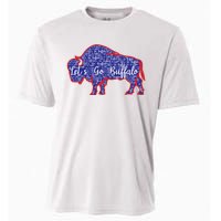 Lets Go Buffalo New York Buffalo Sports Fan Buffalo Cooling Performance Crew T-Shirt