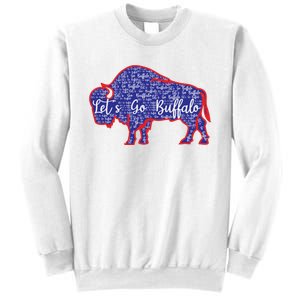 Lets Go Buffalo New York Buffalo Sports Fan Buffalo Sweatshirt