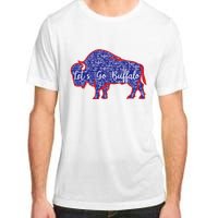 Lets Go Buffalo New York Buffalo Sports Fan Buffalo Adult ChromaSoft Performance T-Shirt