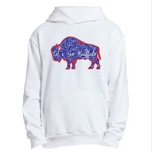 Lets Go Buffalo New York Buffalo Sports Fan Buffalo Urban Pullover Hoodie