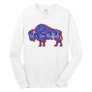 Lets Go Buffalo New York Buffalo Sports Fan Buffalo Tall Long Sleeve T-Shirt