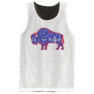 Lets Go Buffalo New York Buffalo Sports Fan Buffalo Mesh Reversible Basketball Jersey Tank