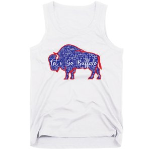 Lets Go Buffalo New York Buffalo Sports Fan Buffalo Tank Top