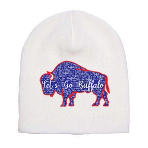 Lets Go Buffalo New York Buffalo Sports Fan Buffalo Short Acrylic Beanie